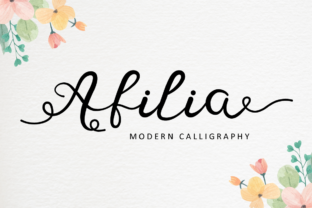 Afilia: A Handwritten Font That Brings Warmth to Your Handmade Products