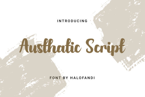Austhatic Script Brings a Delicate Touch to Branding Projects