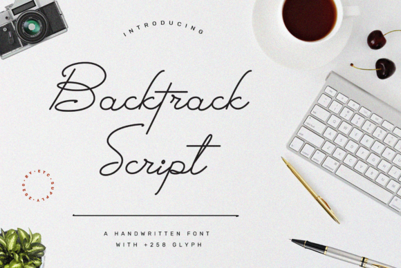 Backtrack Script: A Handwritten Font for Digital Products