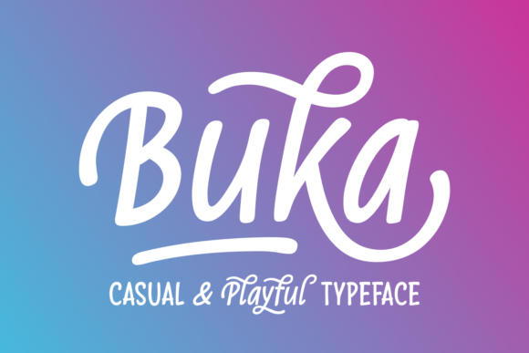 Buka: A Handwritten Typeface That Builds Brand Warmth
