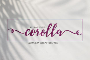 Corolla Font: A Handwritten Script That Gives Your Small Business a Warm Welcome