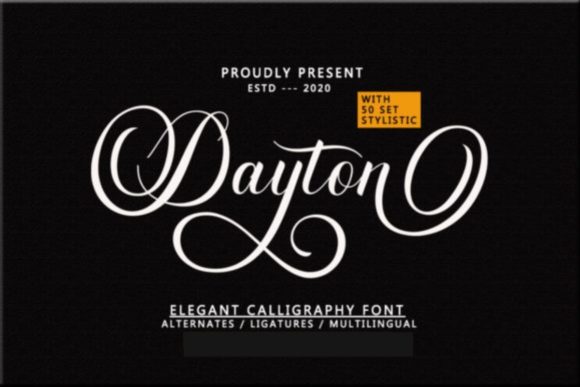 Dayton Script: A Flowing Typeface for Modern Brand Content
