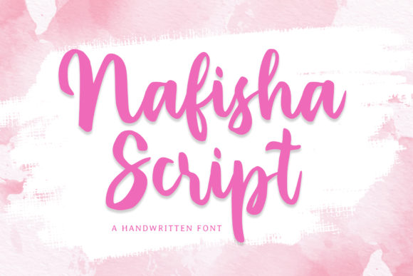 Elevate Your Visuals with Nafisha Script: A Handwritten Font for Marketers and Creators