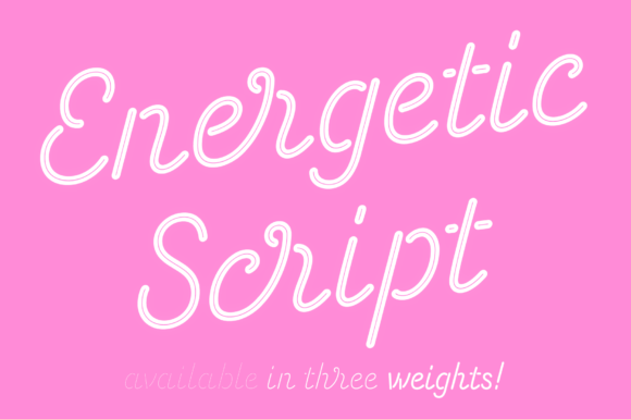 Energetic Script: A Handwritten Font That Works in Digital Design