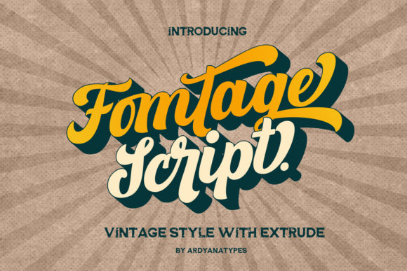 Fomtage Script: A Handwritten Font That Brings Vintage Personality