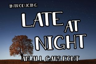 Late at Night: A Handwritten Font for Modern Marketing