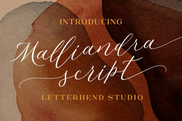 Malliandra Script: A Handwritten Font for Warm Editorial Design