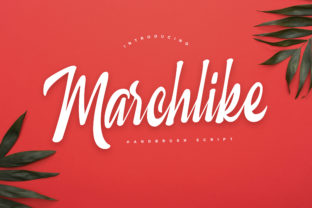 Marchlike: A Handwritten Font That Elevates Your Craft Products