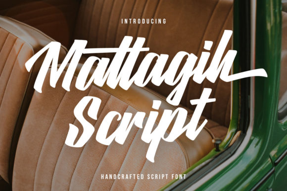 Matlagih Script: A Bold Handwritten Font for Crafters and Creators