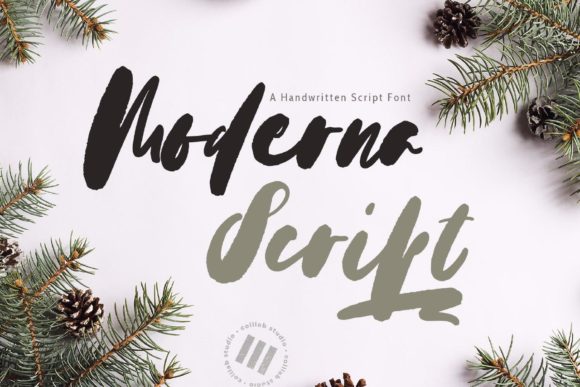 Moderna Script: A Handwritten Font That Lifts Campaign Visuals