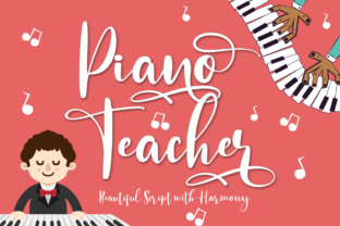Piano Teacher: A Script Font Built for Editorial Storytelling