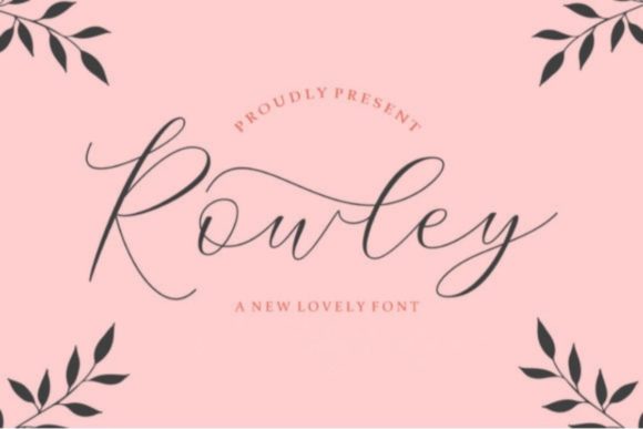 Rowley Script: A Handwritten Typeface with Editorial Charm