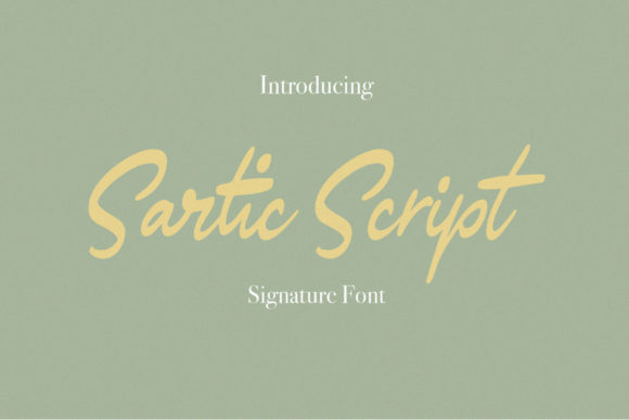 Sartic Script: A Handwritten Font That Feels Like Real Work