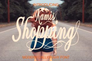 Shopping Kamis: A Handwritten Font for Handmade Product Labels
