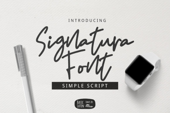 Signatura Script: A Handwritten Font with Editorial Soul
