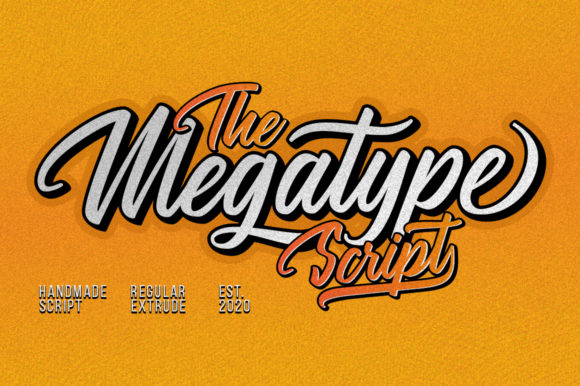 The Megatype Script: A Refined Typeface for Editorial Design and Content Branding
