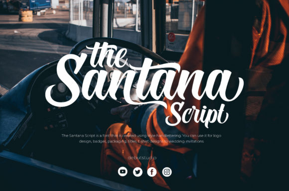 The Santana Script: A Handwritten Font That Elevates Digital Campaigns