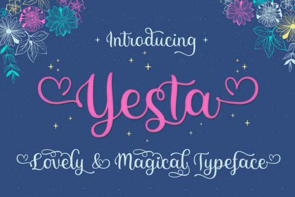 Yesta: A Handwritten Typeface That Makes Branding Feel Human Again